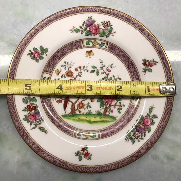 4 Plates - Antique Chinoiserie Birds - Picture 5 of 7